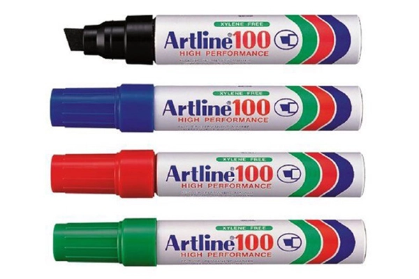 Bút Lông Dầu Artline EK-100 Đầu Vuông Đại Nét 7.5-12.0mm